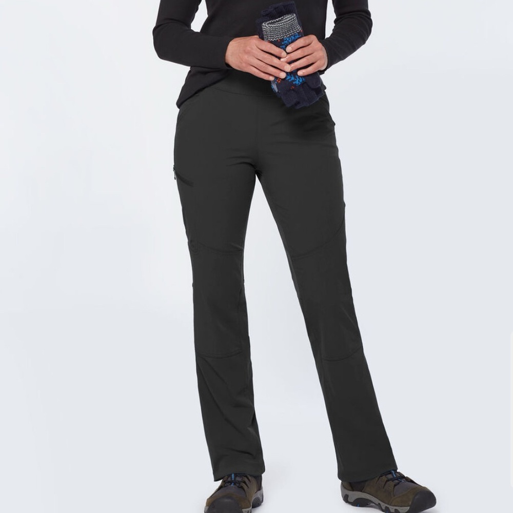 Duluth Trading Co Flexpedition Lined Pants, Size 18 Regular, Black